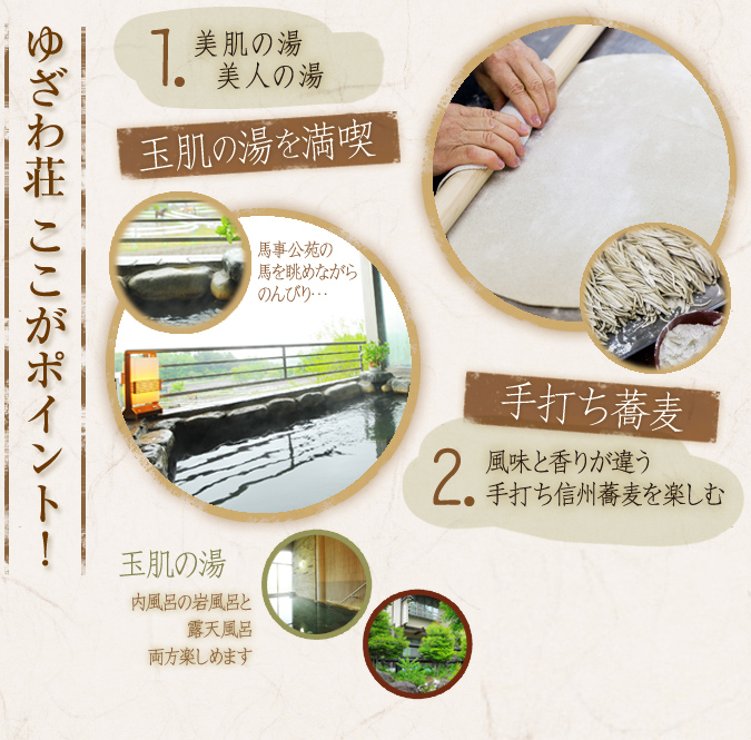 ゆざわ荘 ここがポイント！